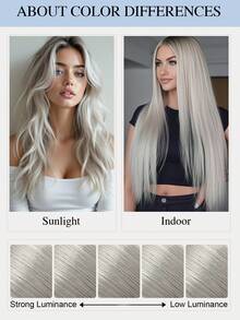 9AM Hair 隐形舒适接发带 20 片装 50G 12 英寸至 24 英寸银色接发带 真人发丝 天然接发带 女士适用 - SSilver - 查看 12