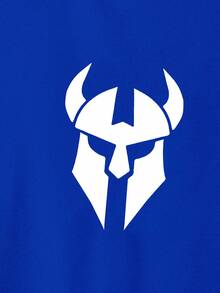 Manfinity Sport PWRUP Men's Muscle Print Fashionable Sleeveless Tank Top - Blue - View 5