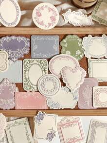 Zazumi 30pcs Note Cards Set, Thank You Cards & Gift Message Cards, Handwriting Diary & Scrapbooking Supplies For Graduation Gifts, Friends - Multicolor - View 5