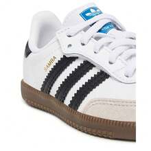 Adidas Samba OG Kids Sneakers White / Core Black / Gum IH3508 - White / Core Black / Gum - 查看 3