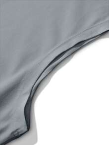 Manfinity LEGND Men's Letter Print Crew Neck Casual Loose Fit Sleeveless Tank Top - Grey - View 5