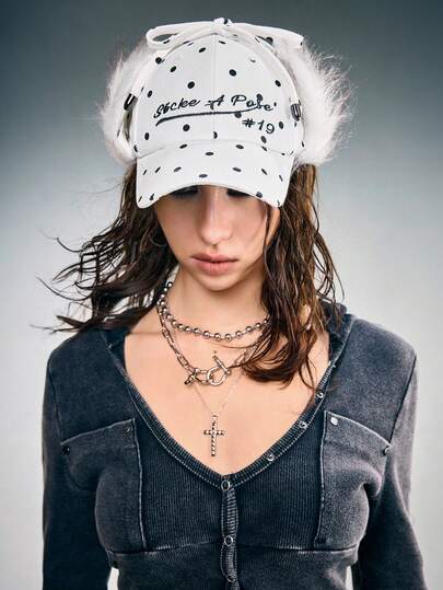 Goth Gorra de béisbol para mujer