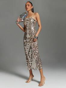 SHUZIA 女士方头透明单带高跟凉鞋 - 無色 - 查看 3