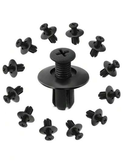 塑料铆钉紧固件、汽车内饰/外饰/后备箱用卡扣、保险杠和挡泥板用快速安装螺丝、工业螺母、全螺纹覆盖