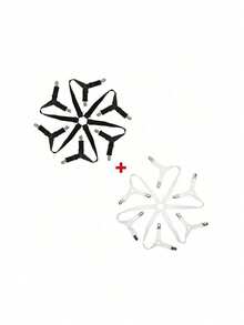 1pc/Set Sheet Fasteners Keepers-Adjustable Elastic Bed Sheet Holder Straps For Full,Queen,King Twin Bed,6 Way Cross Sheet Clips Suspenders Band,Fitted Round And Square Mattresses.Home Storage,GOOD Gift!