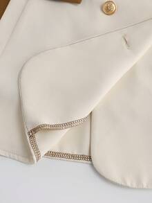 GlowEve CURVE Plus Size Women Elegant Sleeveless Blazer