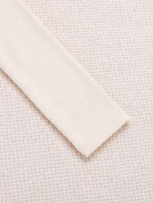 SHEIN 3件套女婴休闲弹力舒适高领打底衫套装 - 彩色 - 查看 7