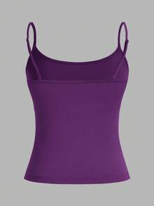 SHEIN EZwear Bộ 3 áo hai dây ngắn gợi cảm dành cho nữ, thích hợp cho mùa hè, mùa xuân và đi biển. - Nhiều màu - Xem 5