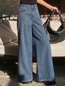 DAZY Women's Straight Leg Thermal Lined Casual Jeans, Autumn/Winter