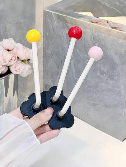 Zazumi 1/3 Krokar Ingen Borr Väggmonterad Håraccessoar Organizer Starkt Självhäftande DopaMine Scrunchies Hårsnoddar Pannband Hållare Badrum Förvaringsställ Skadefri Vattentät Återanvändbar Estetisk Heminredning Måsten