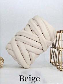 1pc 500g Chunky Yarn For Hand Knitting Blanket,Vegan Super Soft Giant Yarn For Arm Knitting,DIY Yarn Blanket For Pet Bed,Bulky Yarn Tube For Pillow,Bulky Yarn,Bags,DIY Craft (Multiple Colors Optional)