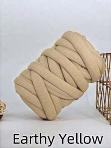 1pc 500g Chunky Yarn For Hand Knitting Blanket,Vegan Super Soft Giant Yarn For Arm Knitting,DIY Yarn Blanket For Pet Bed,Bulky Yarn Tube For Pillow,Bulky Yarn,Bags,DIY Craft (Multiple Colors Optional)