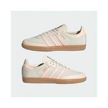 Adidas Samba OG 儿童运动鞋 奇迹白/透明橙/生胶底 IH5482 - 神奇白/透明橙/口香糖 - 查看 3