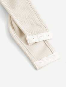 Comfortcana 素色連體衣和腰部抽繩短褲 - 米色 - 查看 4