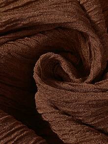 Auvina 1件女士纯色长款连衣裙，短袖设计，V领开口，开衩，优雅迷人。这款女士纯色V领蝙蝠袖短袖褶裥开衩下摆长款连衣裙，适合圣诞节、教师节等场合穿着。 - 棕色 - 查看 6