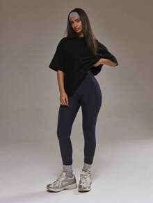 Musera Sport Oversized Soft Touch Fleece T-Shirt Padel Autumn Fall Winter Activewear Sport Gym Workout