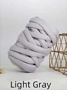 1pc 500g Chunky Yarn For Hand Knitting Blanket,Vegan Super Soft Giant Yarn For Arm Knitting,DIY Yarn Blanket For Pet Bed,Bulky Yarn Tube For Pillow,Bulky Yarn,Bags,DIY Craft (Multiple Colors Optional)