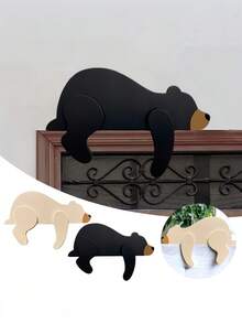 Joivida 1PC Vật liệu lớn Trang trí góc cửa Đồ trang trí hoạt hình Gấu nâu Thiết kế dễ thương vui nhộn Gấu góc cửa Trang trí nhà phòng khách Khung cửa Trang trí mọi mùa Gấu dễ thương Trang trí nhà Điểm nhấn - Nhiều màu - Xem 6