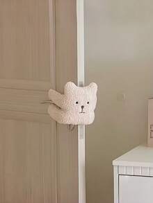 Joivida 可调节门挡，带保护帽，可伸缩防撞条，保护地板和墙壁，节日家居礼品之选 - 白色 - 查看 5