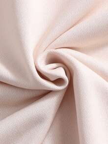 女士休闲豹纹抓绒加厚保暖卫衣，星形豹纹街头时尚，秋冬款 - 杏色 - 查看 3