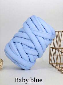 1pc 500g Chunky Yarn For Hand Knitting Blanket,Vegan Super Soft Giant Yarn For Arm Knitting,DIY Yarn Blanket For Pet Bed,Bulky Yarn Tube For Pillow,Bulky Yarn,Bags,DIY Craft (Multiple Colors Optional)