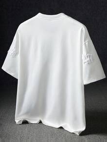 STYNVO Áo thun thêu họa tiết bán chạy nhất của nam tại LA, thích hợp cho các lễ hội âm nhạc ngoài trời, các buổi đi chơi bình thường, quà tặng cho bạn trai/chồng, kỷ niệm, màu trắng - trắng - Xem 3