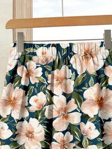 Rusticease 女士度假休闲纯色上衣+印花迷你裙套装，女士夏季服装，夏季迷你裙套装，迷你裙上衣套装，女士迷你裙上衣套装，印花迷你裙套装，舒适夏季两件套，女士短袖两件套，女士半身裙两件套休闲套装，女士夏季两件套休闲装 - 彩色 - 查看 5