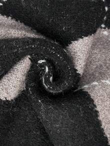 Franclia 女士针织高领毛衣，休闲菱形图案针织上衣 - 彩色 - 查看 5