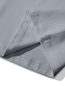 Manfinity LEGND Men's Letter Print Crew Neck Casual Loose Fit Sleeveless Tank Top - Grey - View 6