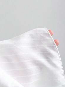Sweetra Süßes, lässiges, kurzes weißes Kleid mit geblümtem, geschichtetem Saum, Frühling/Sommer - Weiss - Übersicht 7