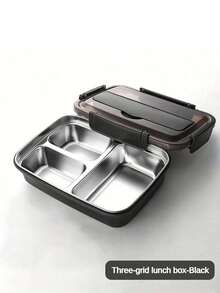 Stainless Steel Lunch Box, Large Capacity Bento Box With Compartments, Leak-Proof, Portable, Suitable For Office Worker, Students, Adults, Gift - Multicolor - View 13