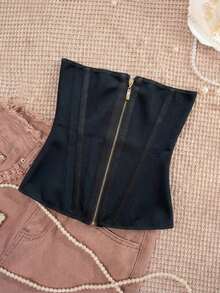 Miss Miriam, Faja Cinturilla Colombiana, Reduce 3 Tallas, Calidad Premium, 2 Sistemas de Ajuste - Negro - Ver 3