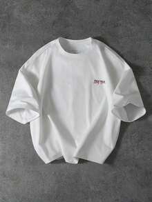 PAVTROS Áo thun nam dáng rộng in hình trái cây mùa hè nhiều màu sắc, áo thun đồ họa vintage, áo thun oversized nam, áo thun ngắn tay mùa hè nam, thời trang đường phố. - trắng - Xem 7