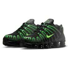 Nike Shox TL - Black/Black/Green Strike - View 2