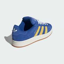 Adidas Campus Women's Casual Athletic Shoes Premium Modern Anti-Slip Training Travel Running White IH8070 - Royal Blue / Solar Yellow / Off White - View 3
