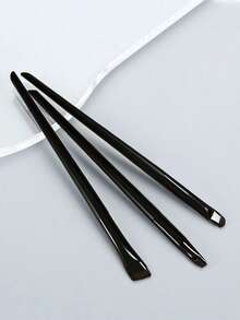 3pcs/Set Makeup Brushes Including Angled Eyeliner Brush, Eyebrow Brush, Ultra-Thin Eyeshadow Brush