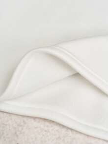 TOKVUE Men's Fashionable Minimalist Printed Pullover Sweatshirt - White - View 7