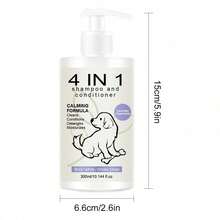 4-In-1 Lavender & Chamomile Pet Shampoo & Conditioner - Deeply Cleanses And Nourishes, Detangles And Moisturizes, Suitable For All Pet Coat Types. - 300ml - View 8
