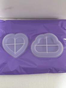 1个不对称硅胶托盘模具，适用于树脂和石膏浇铸，DIY珠宝托盘，烛台，环氧树脂模具，用于家居装饰工艺品制作 - 彩色 - 查看 17