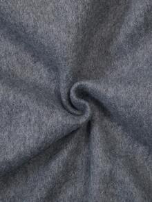 SHEIN 女童休闲字母图案卫衣套装 - 深灰色 - 查看 7