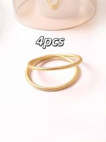 2-30 Anéis de Guardanapo em Espiral de Metal, Ideais para Decoração de Mesas, Casamentos, Festas e Banquetes. - Amarelo - Ver 14