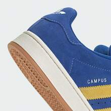 Adidas Campus Women's Casual Athletic Shoes Premium Modern Anti-Slip Training Travel Running White IH8070 - Royal Blue / Solar Yellow / Off White - View 4