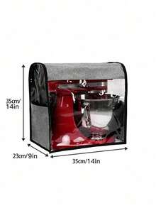 1PC Linen Blender Cover, Upright Blender Dust Cover, Waterproof And Dustproof, Easy To Fold And Store, Suitable For Kitchen Dust Collection.