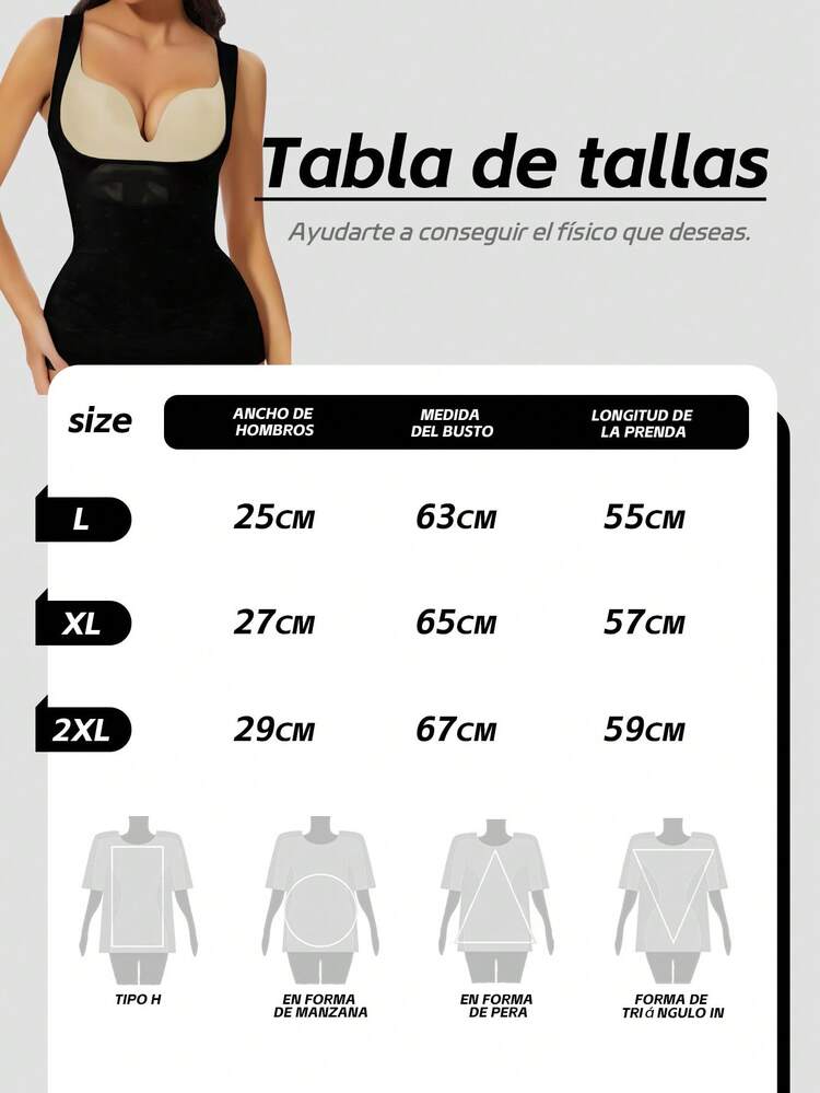 Corset Mujer Moldeadoras de Mujer de Mujer Modelo Sin Mangas con Tirantes Moldeo Abdominal por Capas Combinación Bicolor Negro y Piel Estilo Sencillo y Moldeador Ideal para Mujeres Curvy y Toda Talla Uso Diario Bajo Ropa como Inner, corset mujer,moldeadoras de mujer,curvy - Negro - Añade 3