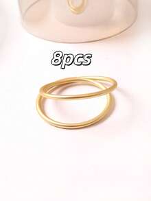 2-30 Anéis de Guardanapo em Espiral de Metal, Ideais para Decoração de Mesas, Casamentos, Festas e Banquetes. - Amarelo - Ver 15