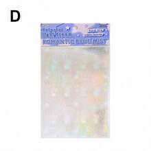 1张彩色梦幻激光闪光薄膜日记贴纸套装 - 跨境防水PET贴纸，日记材质贴纸 - 彩色 - 查看 9