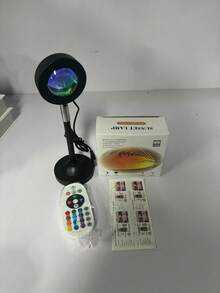 迷你日落灯、摄影氛围灯、直播背景墙、创意摄影台灯 - 黑色 - 查看 4