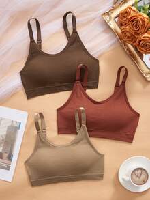 3件套简约休闲舒适内衣 - 彩色 - 查看 6