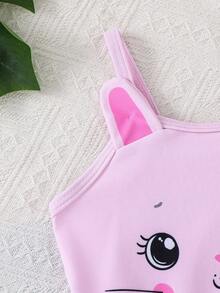 Emery Rose Kids Emery Rose Kids Đồ bơi liền thân màu hồng phấn in họa tiết da báo cho bé gái, váy đi biển mùa hè dễ thương, áo hai dây bikini cho bé gái, đồ bơi in họa tiết da báo cho bé gái, đồ bơi hình mèo, đồ bơi họa tiết báo đốm, đồ bơi liền thân màu hồng hình mèo con với họa tiết da báo xếp nếp cho mùa hè đi biển. - Màu Hồng baby - Xem 10