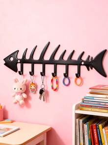 Joivida Iron Fishbone-Shaped Decorative Hook, Suitable For Gardens, Courtyards, Outdoor Decoration, Specialty Goods, European Country Style(Manual Measurement, Slight Size Error) - Multicolor - View 13